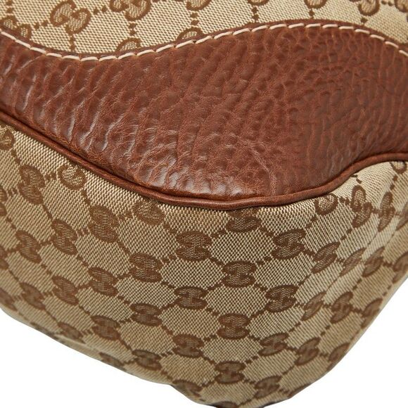 Gucci GG Canvas One Shoulder Bag Shoulder Bag 203506 Black Leather Women's Gucci - Picture 6 of 10